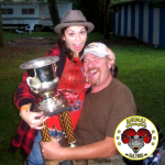 2009 - Amanda and Rob with Trophy