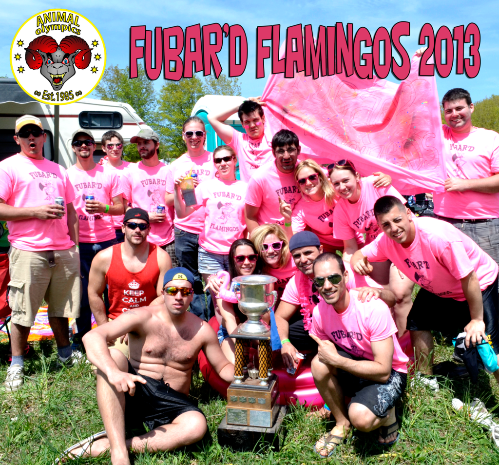 Fubar'd Flamingos 2013 - Animal Olympics